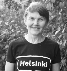 "Susanna Kankaanpää, mustavalkoinen potretti"